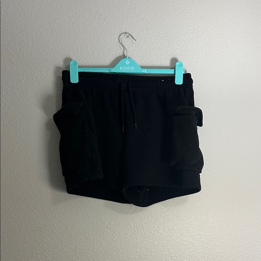 Black Drawstring Shorts